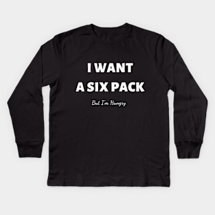 Six Pack Kids Long Sleeve T-Shirt